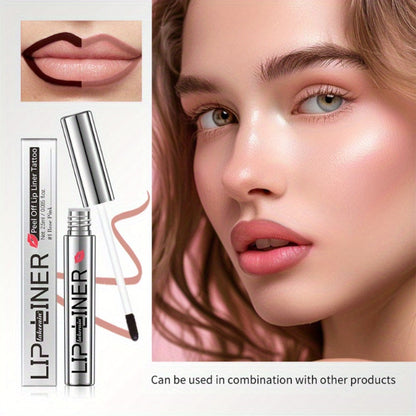 Lip Stain Pen Set 4 Colors 2-in-1 Lip Liner & Lip Tattoo – Waterproof Smudge-Proof Transfer-Resistant Matte Finish