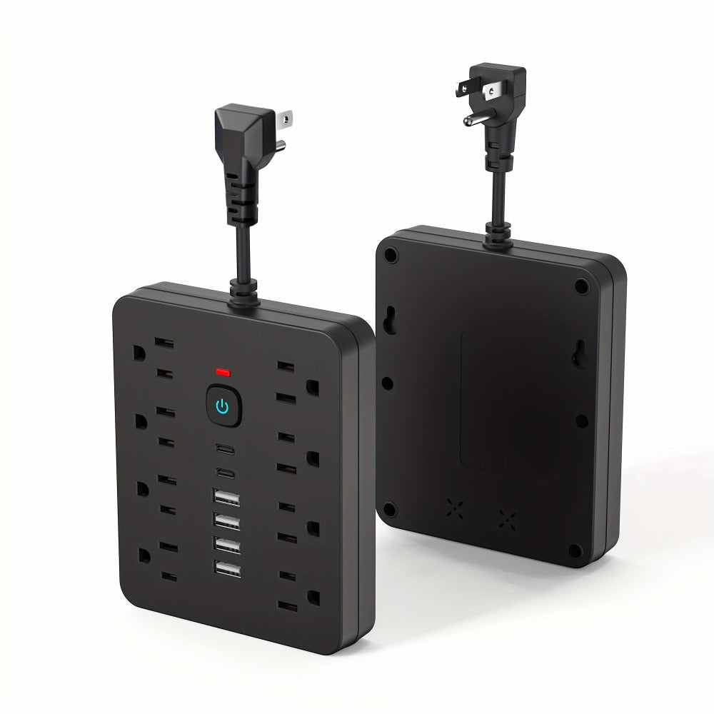 Power Strip with USB Ports, 14-in-1 with Individual Outlet Switches, 8 AC Outlets, 4 USB-A and 2 USB-C Ports