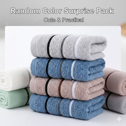 Washcloths 2 Pack Premium Soft Absorbent 102GSM Knit Fabric Face Towels Quick Dry Multipurpose Bath Washcloths for Body Face Kitchen Random
