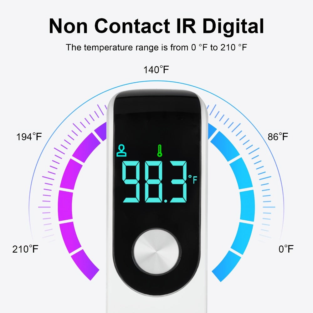 Infrared Forehead Thermometer No-Touch Digital Thermometer for Adults Kids Baby with Fever for Entryways, Bedrooms and Living Spaces