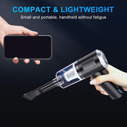 Mini Vacuum Cleaner Wireless Charging with Strong Suction – Portable Cordless Handheld Cleaner for Computer Keyboard, Car & Home