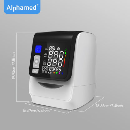 Blood Pressure Monitor Upper Arm - Digital BP Machine, Large Display, 2-4 User Memory 199 Readings