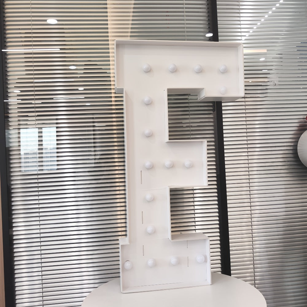LED Letter Lights 4FT Tall Marquee Letter Lights A-Z Alphabet Light Up Letters with Cool White LED for Wedding