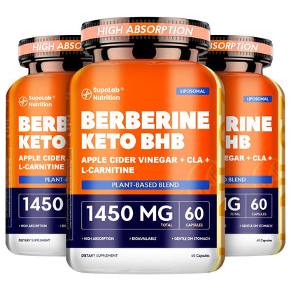 Herbal Weight Loss Capsules with White Kidney Bean & Berberine, Gut Health, Daily Energy & Body Reshape Diet Supplement for Women