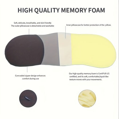 Lumbar Support Pillow Large Size Lower Back Cushion Cooling Breathable Pillowcase Supportive Waist Pillow Bed Sofa Floor