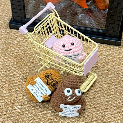 Crochet Doll Set 20pcs Handmade Emotional Support Dolls, Cute Collectible Okra Plush Figures