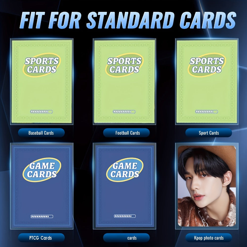 Penny Sleeves Trading Card Sleeves Bulk – Clear Soft Plastic Protector for Pokemon, Sports, Baseball, Football & Game Cards | 700 / 1500