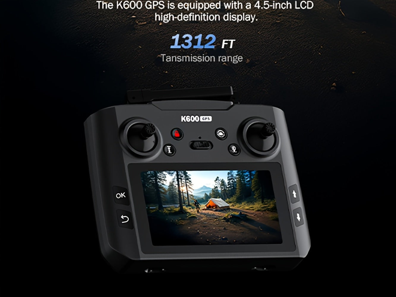 GPS Follow Me Drone Under 250g 4.5 Inch LCD Screen Camera Drone Auto Return with the Listed Color, Size or Set Options for Everyday Use