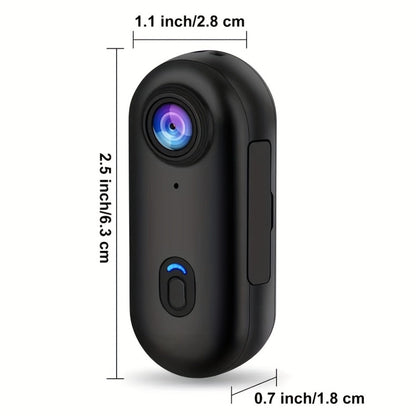 H265-Labeled Thumb Action Camera with 1080P or 4K Options, Magnetic Mount and Three Accessory Bundles