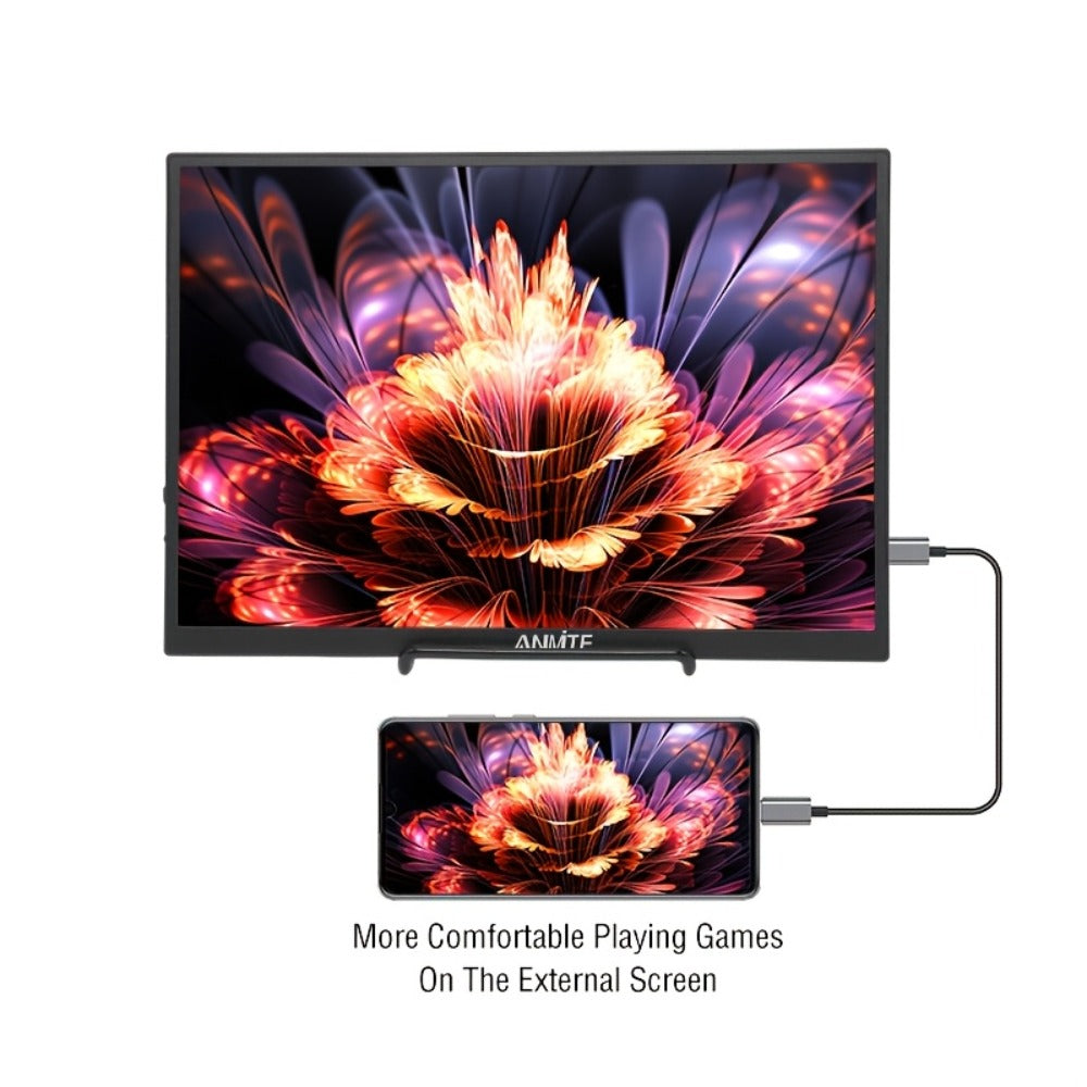 Anmite 10.5" IPS Portable Monitor 1280P 100% sRGB USB-C for an Everyday Personal Care Routine