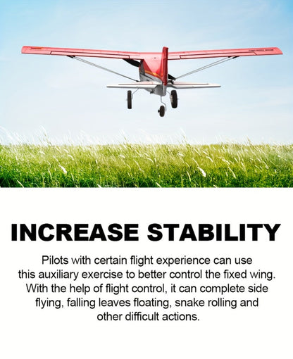 Brushless Fixed Wing RC Plane 6-Channel 6-Axis Gyro 3D Aerobatic Stunts 2 Batteries Included