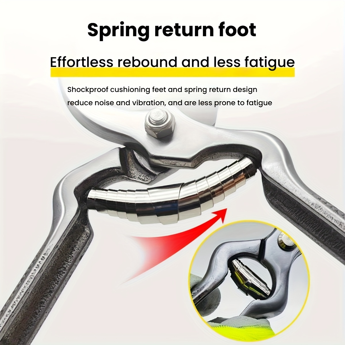 Bypass Pruning Shears with High-Carbon-Steel Label, Safety Lock and 21 x 5.5cm Pictured Size