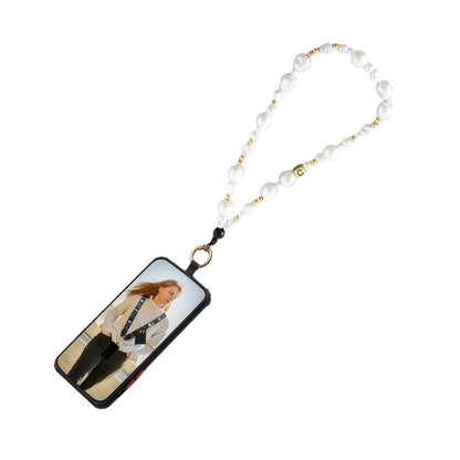 Crossbody Phone Strap Wallet Pouch with Beaded Charm Detachable Wrist with the Listed Color, Size or Set Options for Everyday Carry