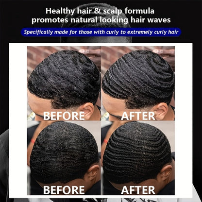 360 Wave Pomade for Men, Non-Greasy Hair Styling Cream for 360 Waves & Layered Wave Patterns