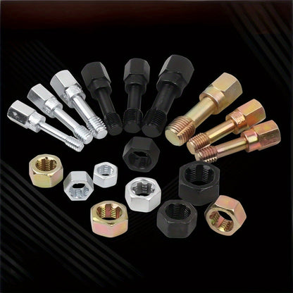 Thread Repair Kit 48-Piece – UNF UNC & Metric Tap and Die Rethreading Set, SAE & Metric Thread Chaser for Bolt & Nut Repair