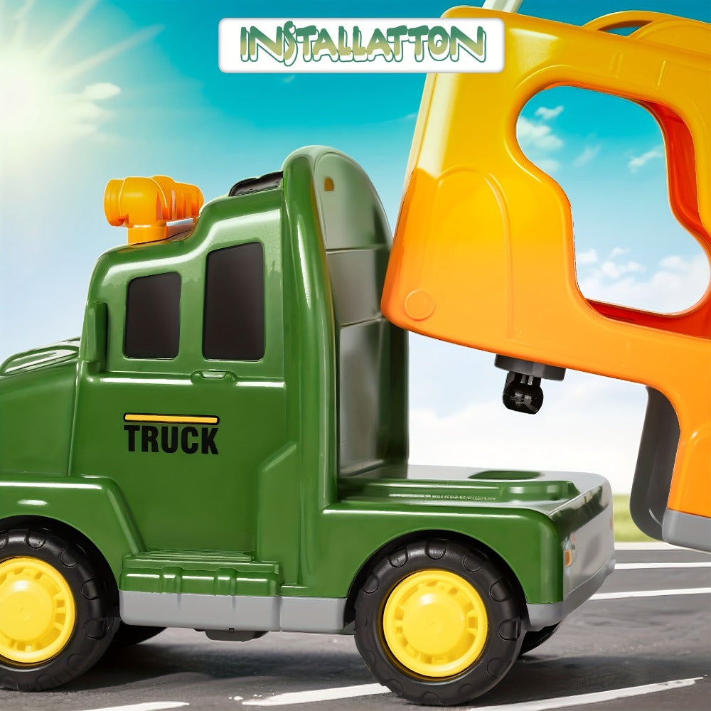 Dinosaur Transport Truck Toy Set with Lights & Sounds with the Listed Color, Size or Set Options for Everyday Use
