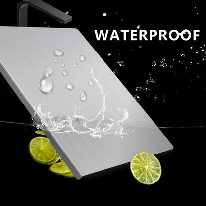 Chopping Board, Stainless Steel Cutting Board Large Extra Thick 304 Food Grade Metal Chopping Board Non-Slip Butcher Block for Kitchen Meat