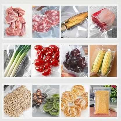 Food Vacuum Sealer Machine 1850W, Vacuum Sealer with 50 Vacuum Bags for Entryways, Bedrooms and Living Spaces
