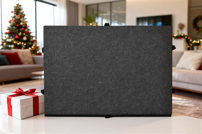 Roll-Up Puzzle Mat Board Extra Large – Foldaway Felt Mat for 1000 & 1500 Piece Jigsaw Puzzles, 6 Sorting Drawers