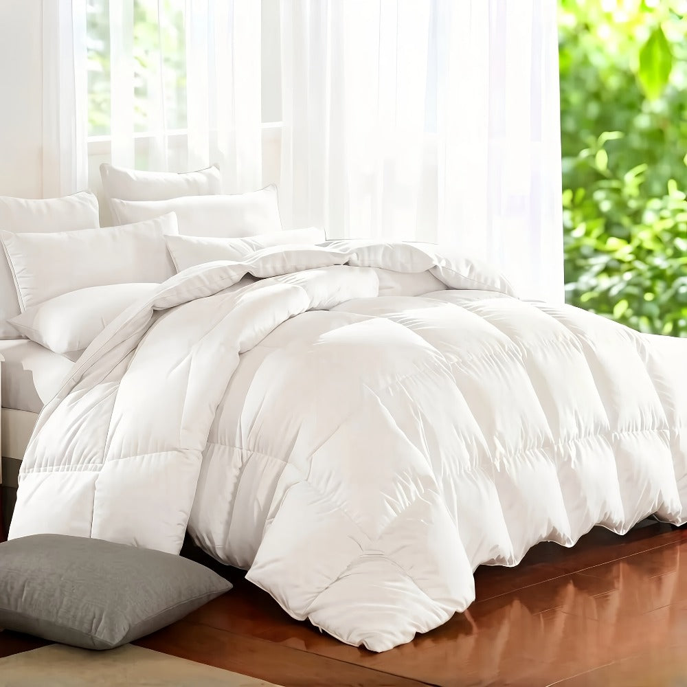 Comforter Set 7-Piece Bed in a Bag Queen King Full Soft Microfiber Down Alternative Comforter Fitted Sheet Flat Sheet Pillow Shams