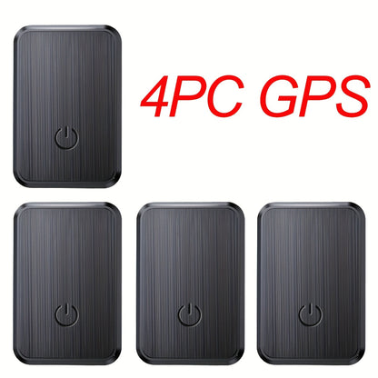 Black Rectangular GF08-Labeled Tracker Device Sets in 2, 3, 4, 5 or 6-Piece Checkout Options