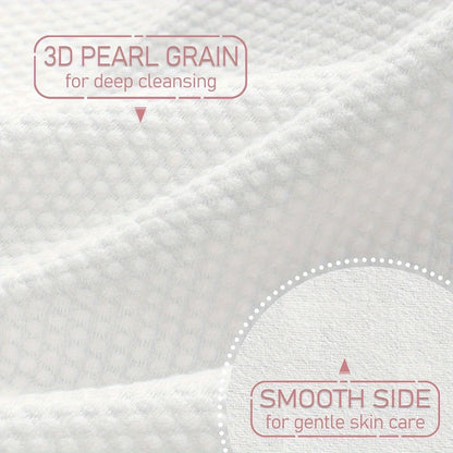 Disposable Cotton Face Towels 100% Pure Extra Thick Soft 10x12 Inch One Time Use Cleansing Towel, for an Everyday Personal Care Routine