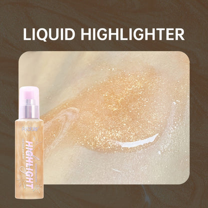 Body Glitter Spray Shimmer Long Lasting Lightweight Non Greasy Luminous Radiant Glow for Body Face Hair Women Festival Party Everyday Wear 4