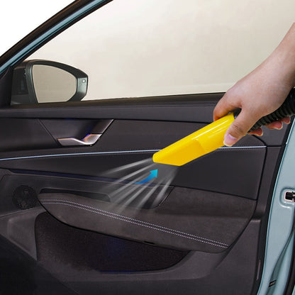 12V Bucket-Style Car Vacuum Cleaner with Suction and Blower Ports, 0.4L-Plus Source Capacity and Seven Colors