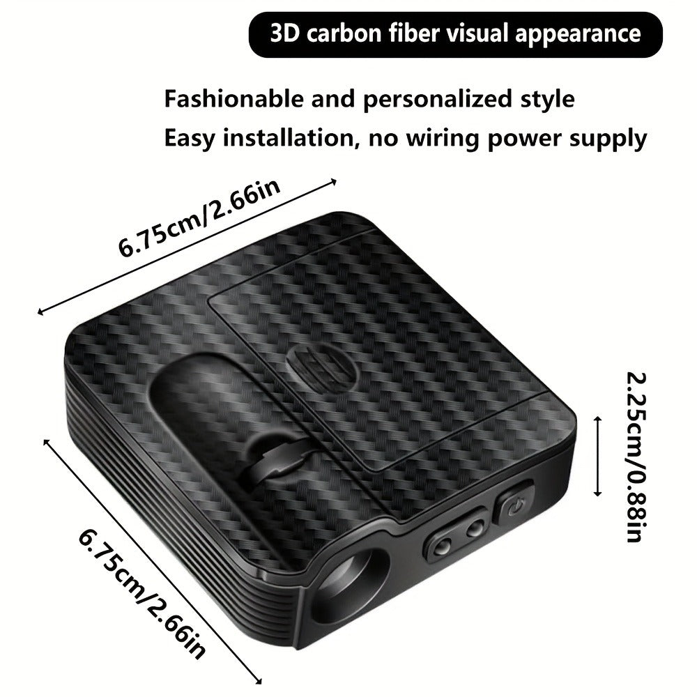 Four-Piece Angel-Wing Car Door LED Projector Light Set with Battery Power and Light-Sensing Activation