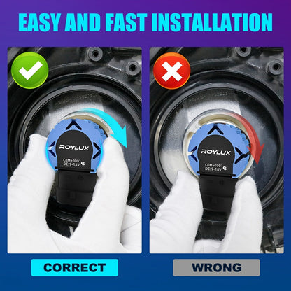 LED Headlight Bulbs Kit 4pcs, 80W 20000LM 6000K Super Bright White High & Low Beam Fog Lamp Replacement for H11+H11 / 9006+9006