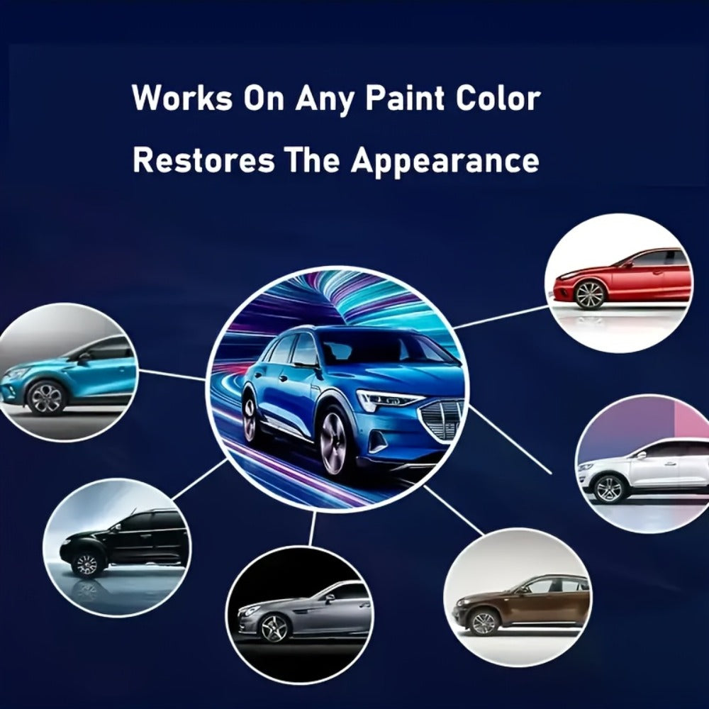 Car Scratch Remover & Swirl Remover – Nano Shine Polish Paste Kit with Sponge, Automotive Paint Scratch Repair for All Paint Colors