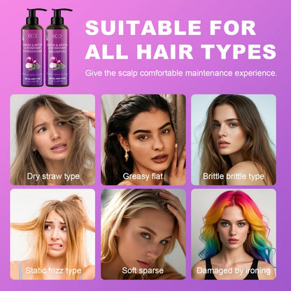 Shampoo and Conditioner Set Biotin & Rosemary with Onion Extract & Jojoba Oil – Hydrating Oil Control Hair Care for Dry Damaged Hair & Scalp