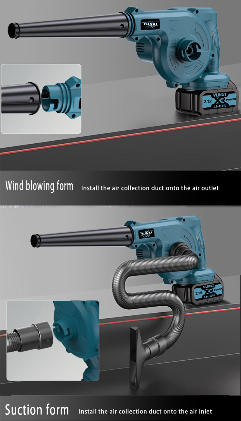 Leaf Blower Cordless for Garden, Patio and Yard Use, with the Listed Configuration, for Everyday Use and Organized Storage