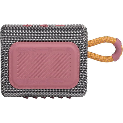 Bluetooth Speaker JBL Go 3 with IP67 Rating, USB-C Charging, Carry Loop, Five-Hour Runtime and Four Colors