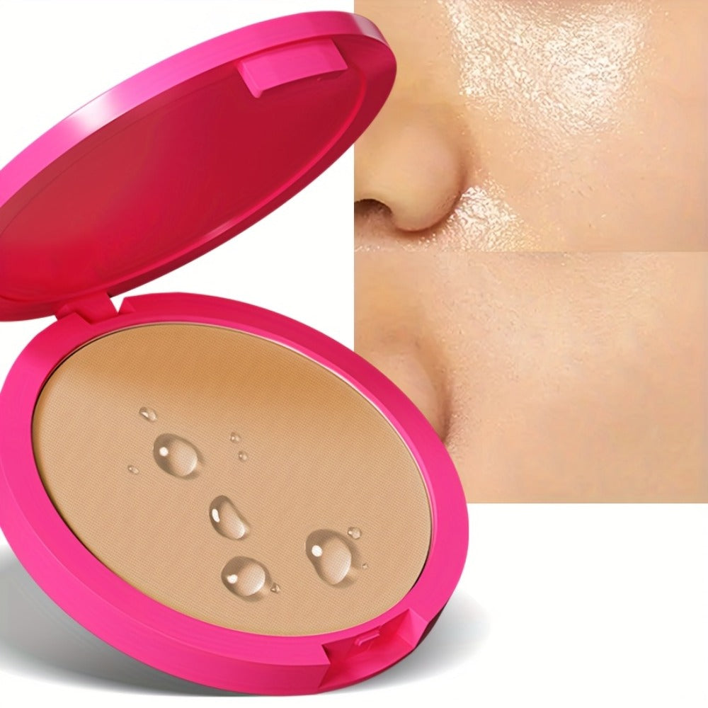Waterproof Powder Foundation Matte Full Coverage Non-Cakey Formula 0.31oz Compact – Shine, for Makeup, Travel and Everyday Vanity Use