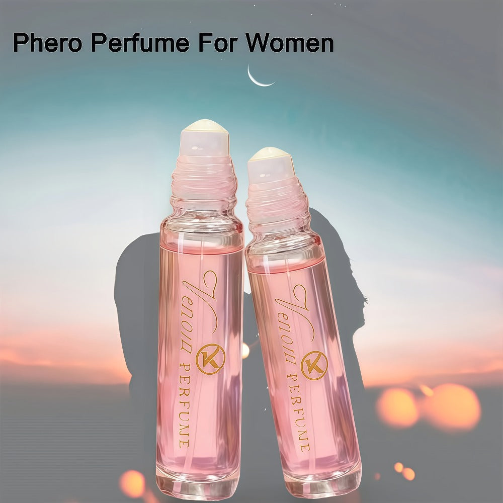 Pheromone Perfume & Jewelry Gift Set for Women 6-8 Hours - 2 Piece Fragrance Accessory Bundle for Bath Time, Home Spa and Personal Care