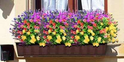 Artificial Flowers Multicolor Daisy Bundles in 9, 18, 27 or 36-Pack Options for Planter Displays