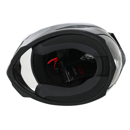 Motorcycle Helmet Full-Face Shell with Tinted and Spare Clear Shields, Quick-Release Buckle, Nine Styles and S-XL Sizes