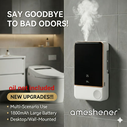 Aromatherapy Diffuser 1800mAh 7-Speed Essential Oil Diffuser with Digital Display Bathroom for Entryways, Bedrooms and Living Spaces