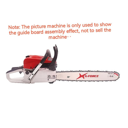 Chainsaw Bar & Chain, Universal Replacement Guide Bar Saw Chain for Garden, Patio and Yard Use