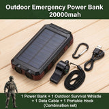 1pc 20000mAh + 1pc Outdoor Whistle