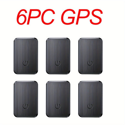 Black Rectangular GF08-Labeled Tracker Device Sets in 2, 3, 4, 5 or 6-Piece Checkout Options