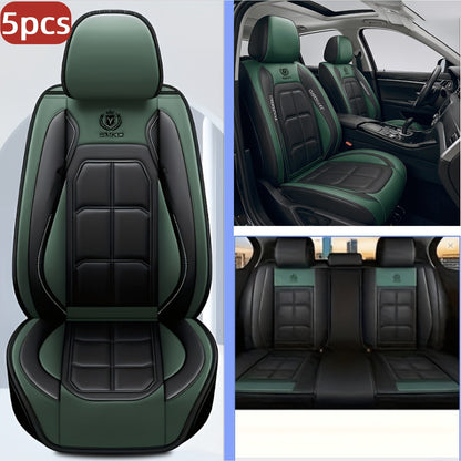Padded Car Seat Covers in Five Colors with Single Front, Front Pair or Five-Seat Set Options