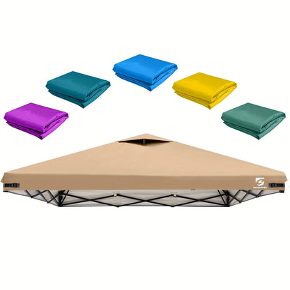 10x10 Canopy Replacement Top Cover for Straight Leg Tents – Ventilation Ports, Instant Shade, 11 Color Options