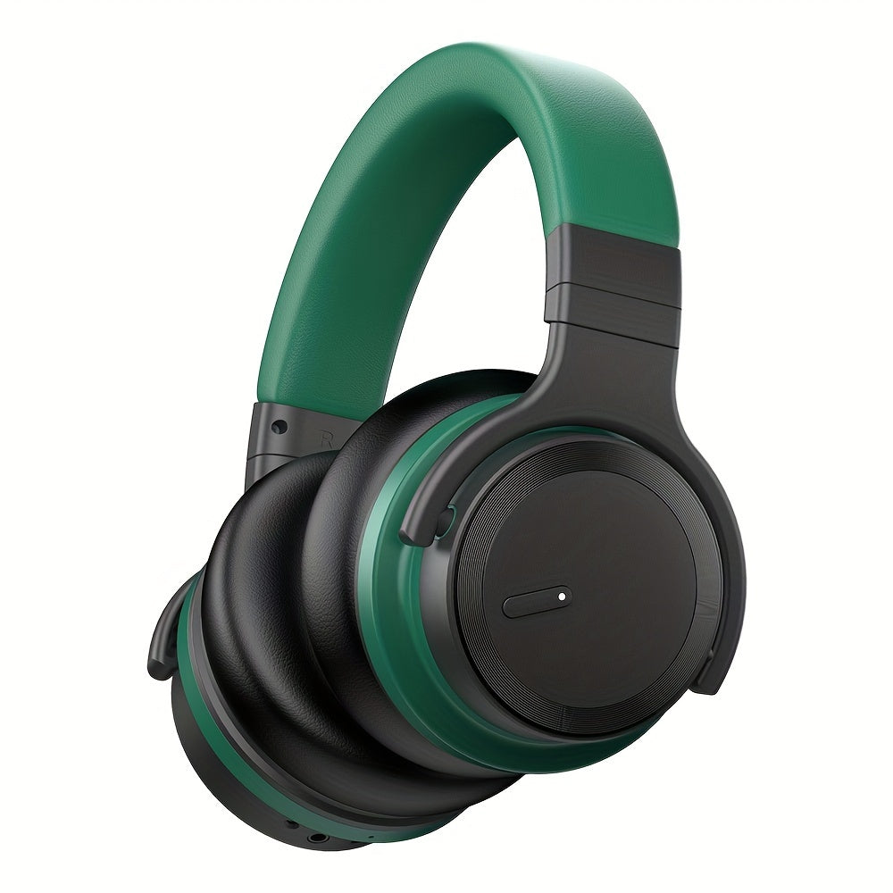 ANC Over-Ear Headphones Wireless 30H Playtime 32dB Noise Cancelling 45mm Drivers Rich for Bedside Audio, Alarms and Room Entertainment
