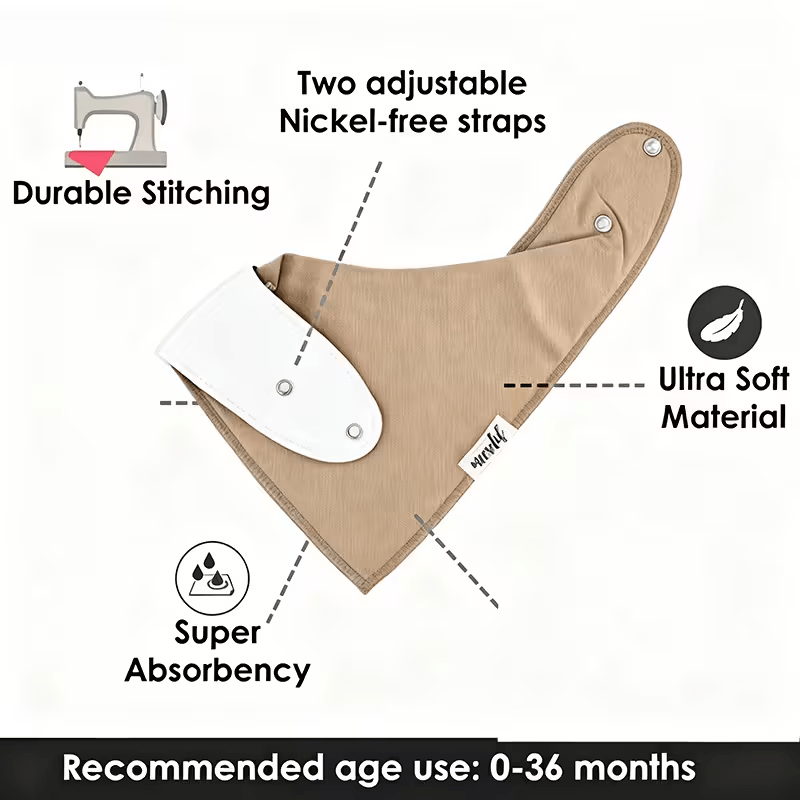 Pet Bandana Scarf 10 Pack for Dogs Cats, Small Triangle Bib Neckerchief Solid Color Adjustable Saliva Towel Strong Water Absorption Easy