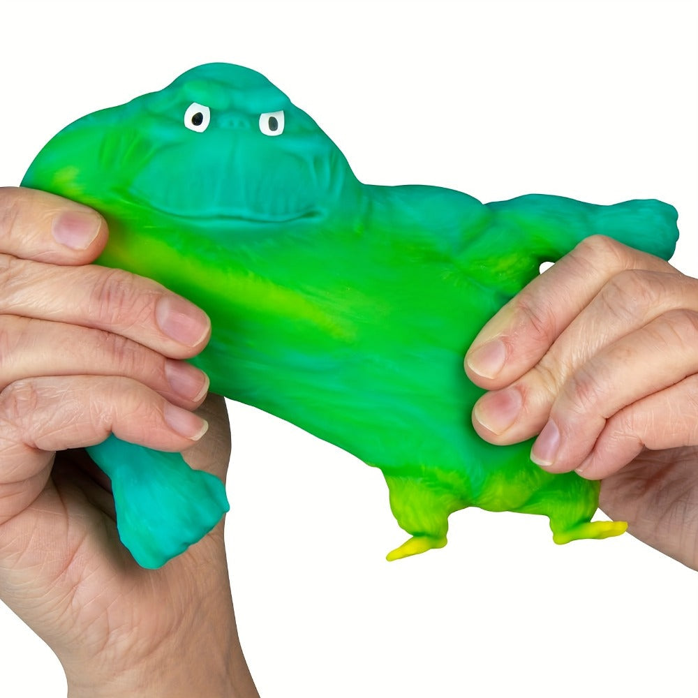 Squishy Monkey Stretchy Fidget Toy 4pcs, Mega Gorilla Squish & Stretch Stress Toy, PVA Sponge Filling