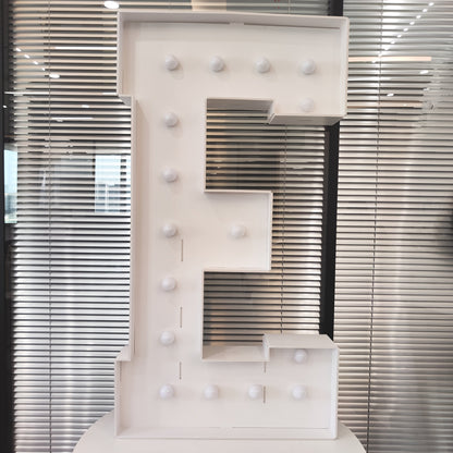 LED Letter Lights 4FT Tall Marquee Letter Lights A-Z Alphabet Light Up Letters with Cool White LED for Wedding