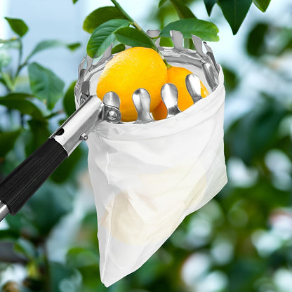 Fruit Picker | Telescoping Pole with Basket Apple Mango Orange Tree