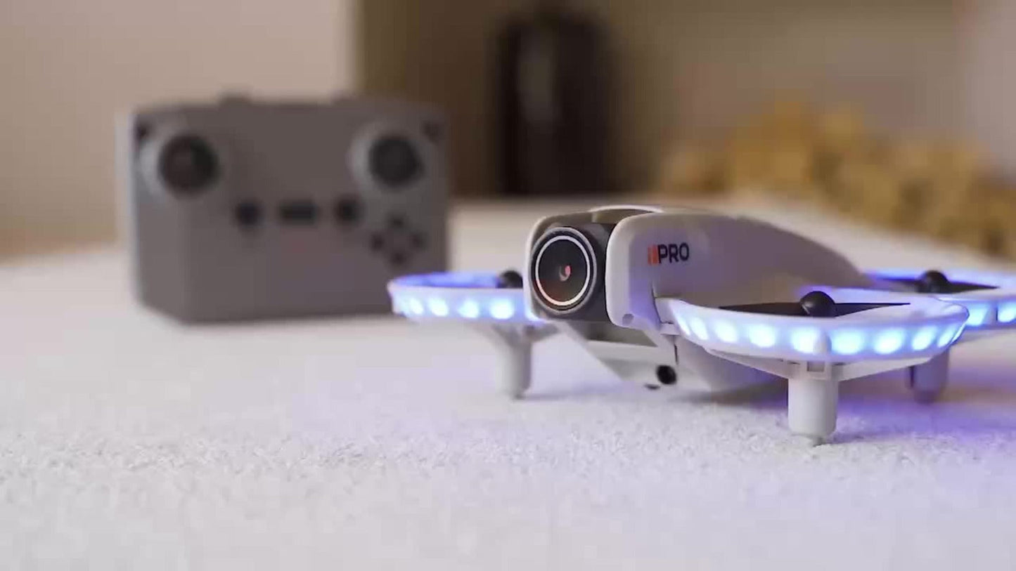 4K RC Airplane Auto Hover Dual Batteries Optical Flow WiFi FPV Camera One-Key Return Roll Anti-Shock Anti-Collision